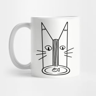 Cat Fish Mountain Mug